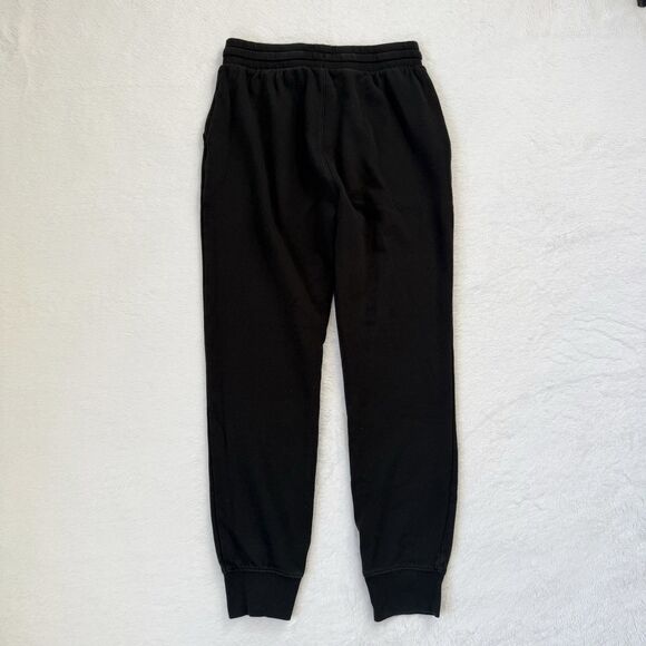 GAP Women’s Fleece Joggers Sweatpants Black Size XS Drawstring - Picture 2 of 8